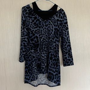 Belle by Kim Gravel Leopard Print Top